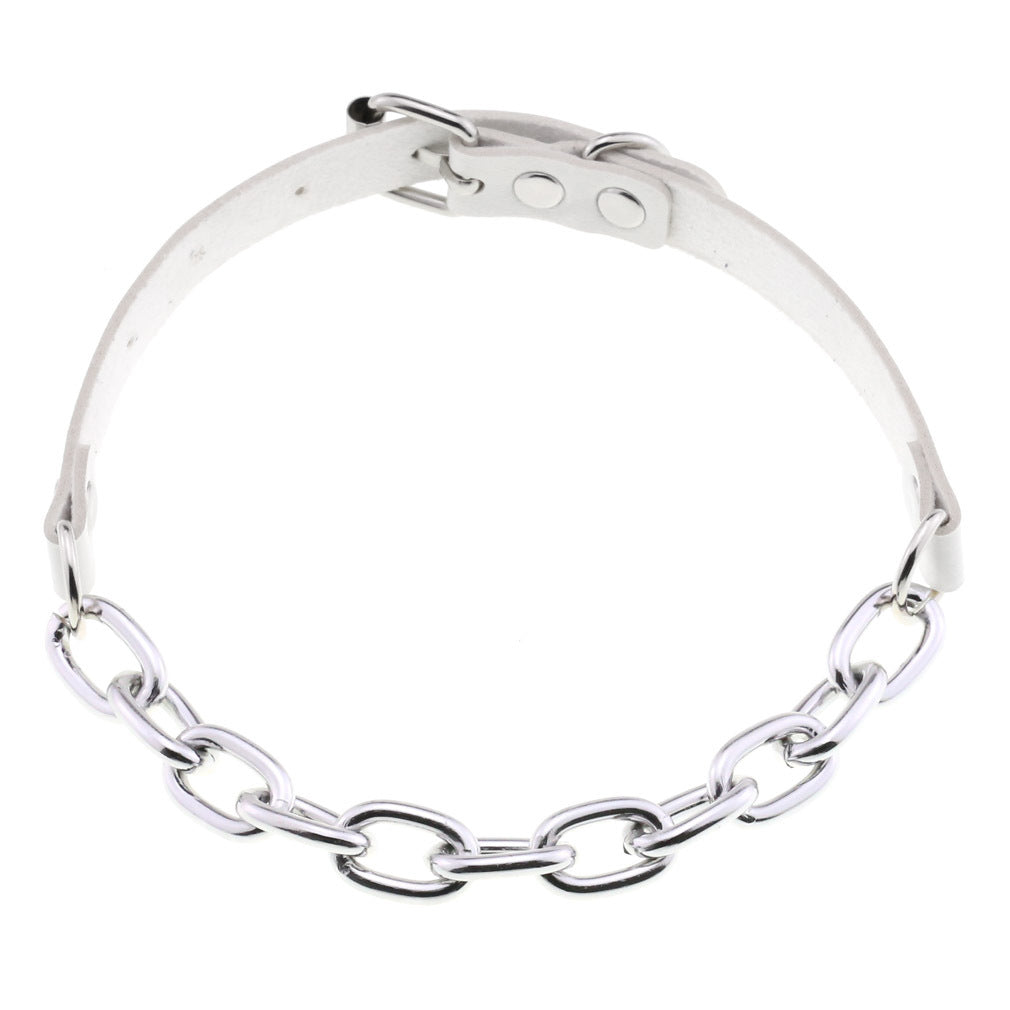 Gothic Metal Chain Choker Necklace - Black | Punk Lovers