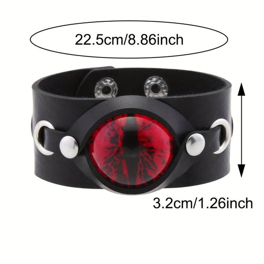 Punk Demon Eye Bracelet