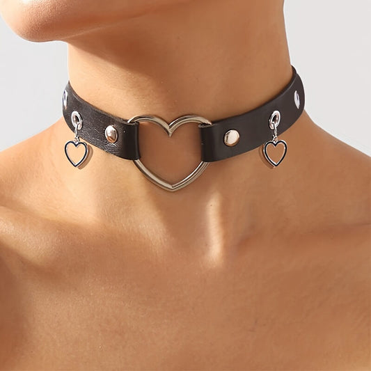 Punk Multiple Heart Collars