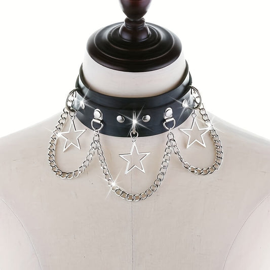 Punk Star with Chain Choker