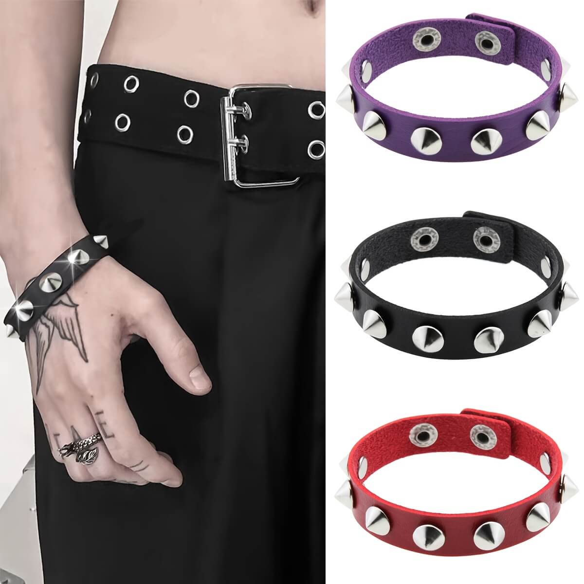 Punk Spiked Bracelet - Punk Lovers