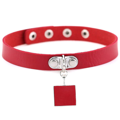 Gothic Metal Chain Choker Necklace - White | Punk Lovers