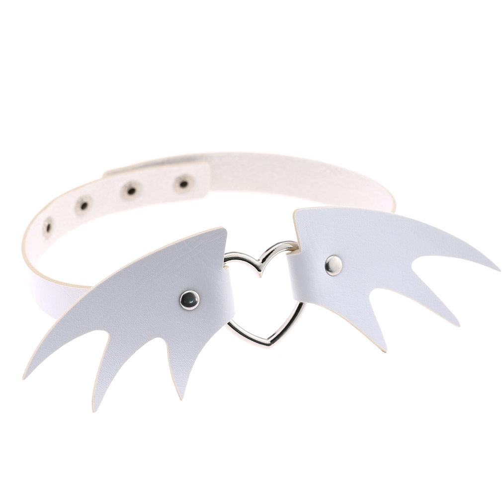 Punk Rock Triple Ring Leather Choker - Black | Punk Lovers