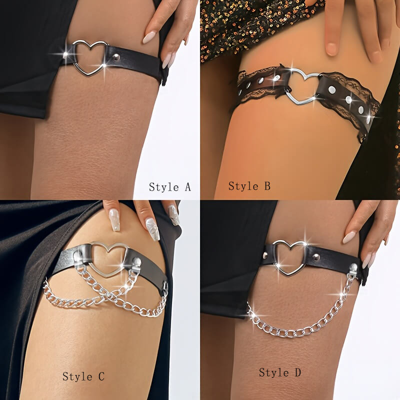 Heart-Shaped Thigh Chain