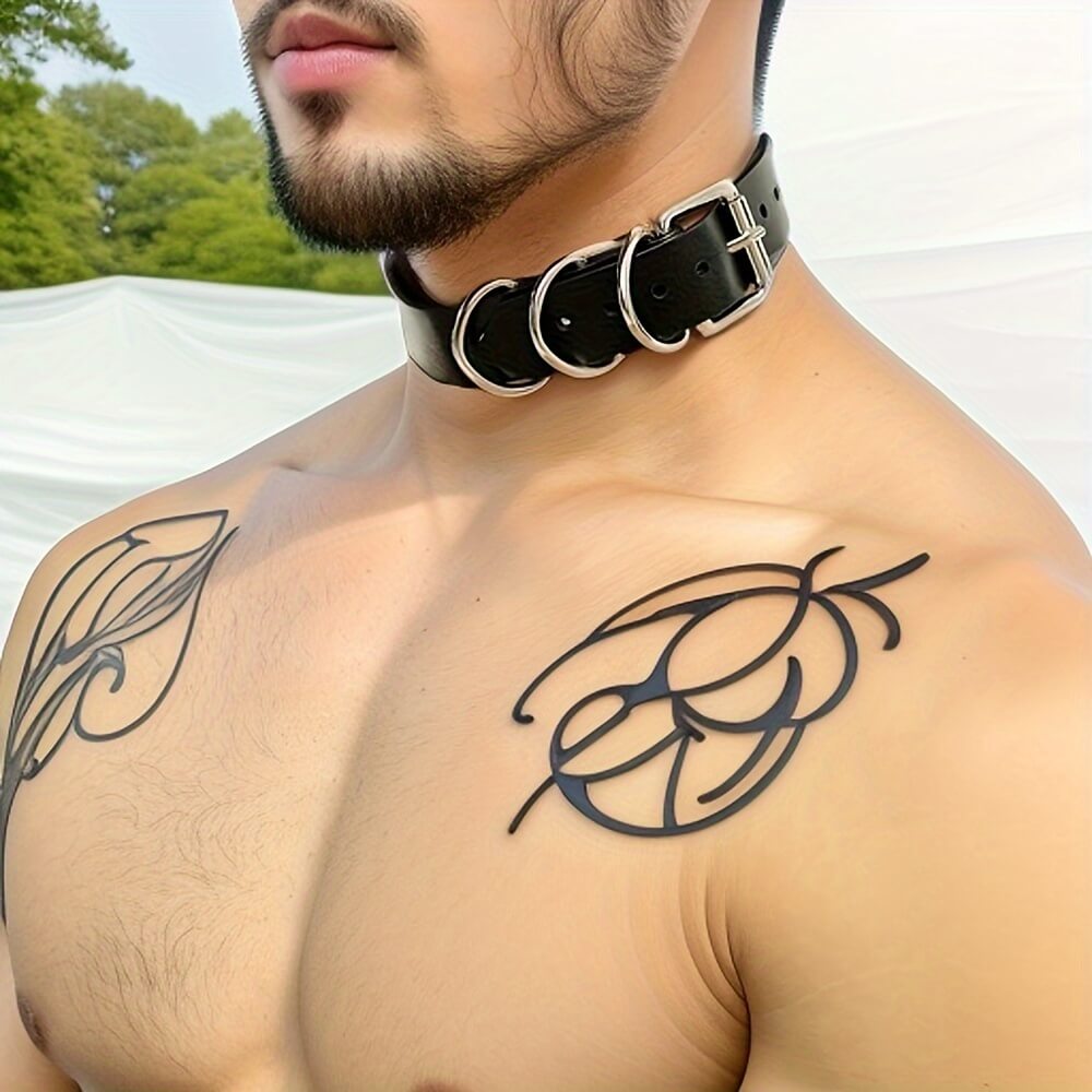 Hip Hop PU Leather Choker - Punk Lovers