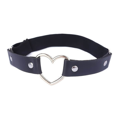 Punk Adjustable Heart-Shaped Thigh Harness