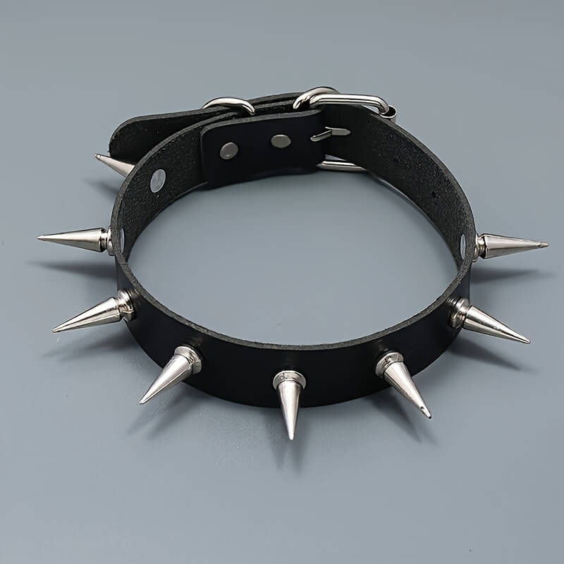 Gothic Rock with Studs Choker