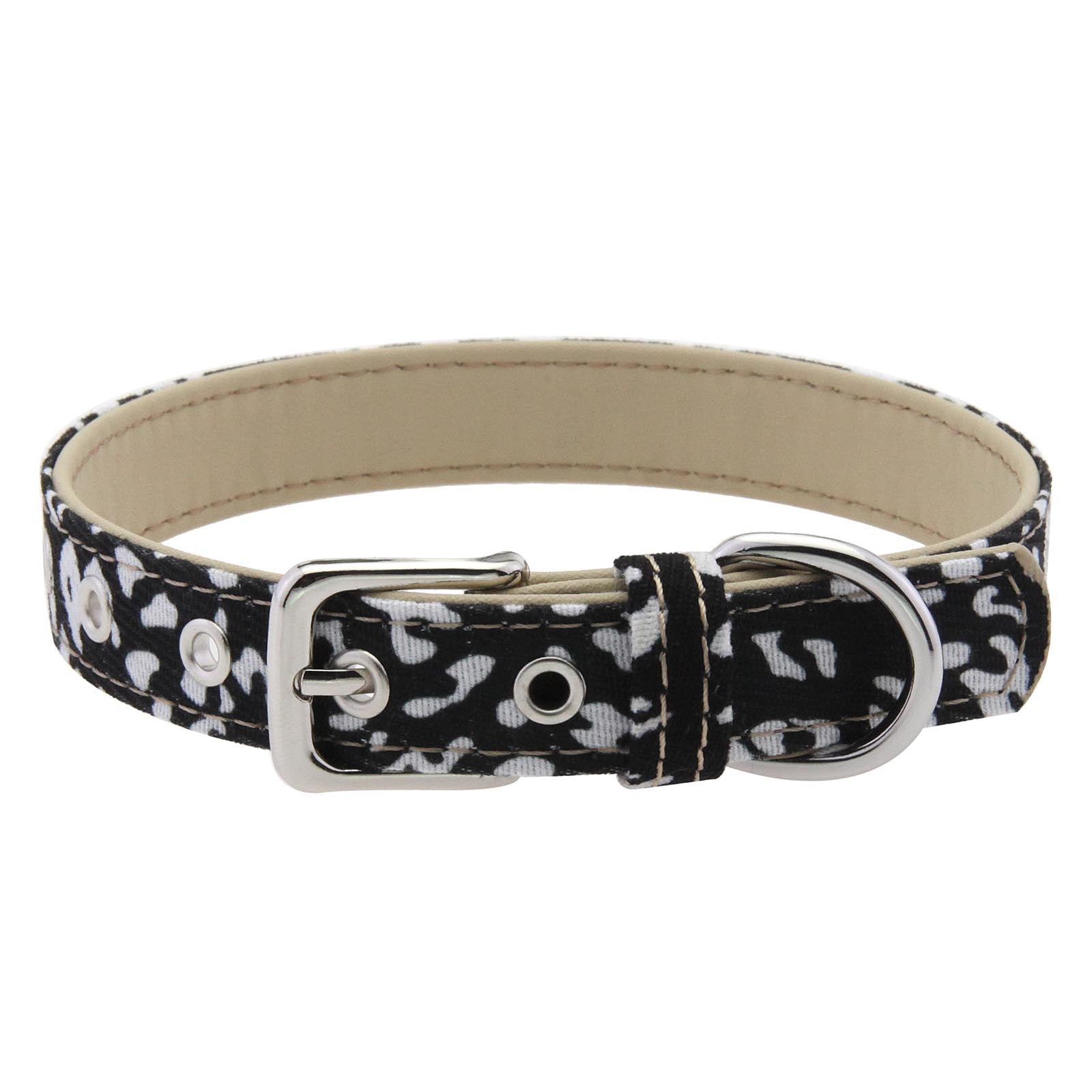 Punk Rivet Leather Choker - 黑色