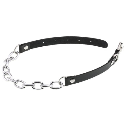 Gothic Metal Chain Choker Necklace - Red | Punk Lovers