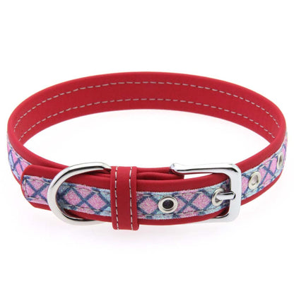 Punk Lovers Double Layer Choker Necklace in Red