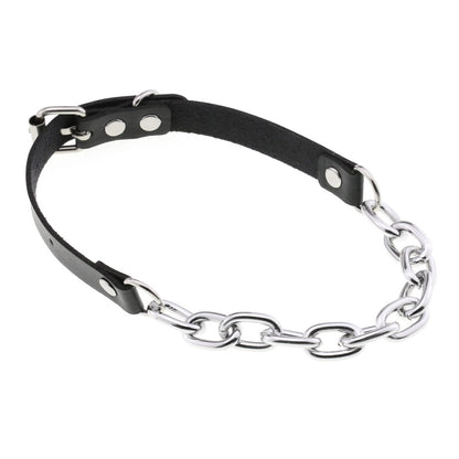 Gothic Metal Chain Choker Necklace - Green | Punk Lovers