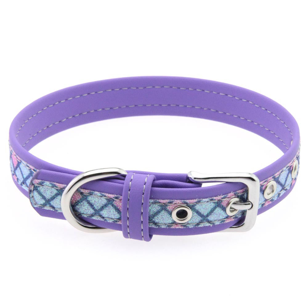 Punk Lovers Double Layer Choker Necklace in Purple