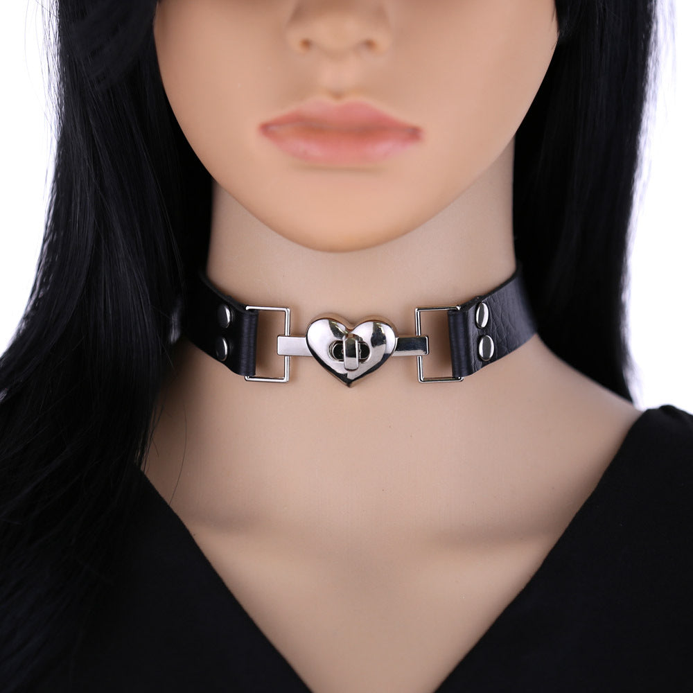 Alternative Punk Heart Pendant Necklace - Yellow | Punk Lovers