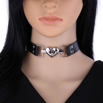 Alternative Punk Heart Pendant Necklace - Yellow | Punk Lovers