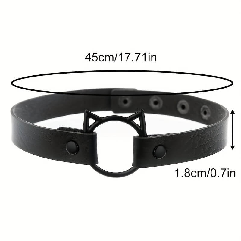 Punk Cat-Shape Choker