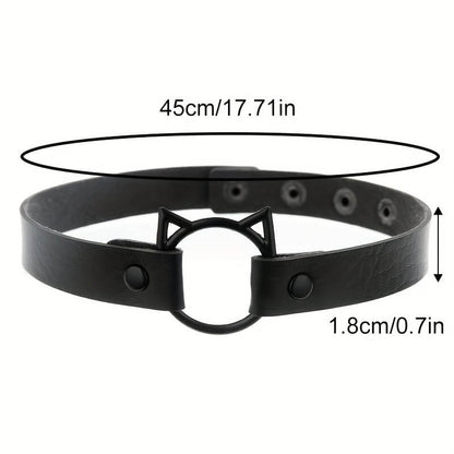 Punk Cat-Shape Choker
