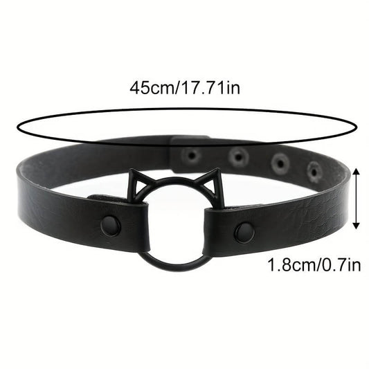 Punk Cat-Shape Choker