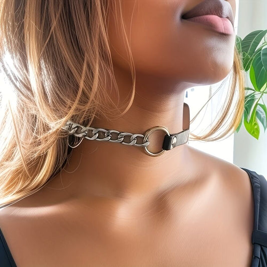 Punk Chain and O-ring Collar