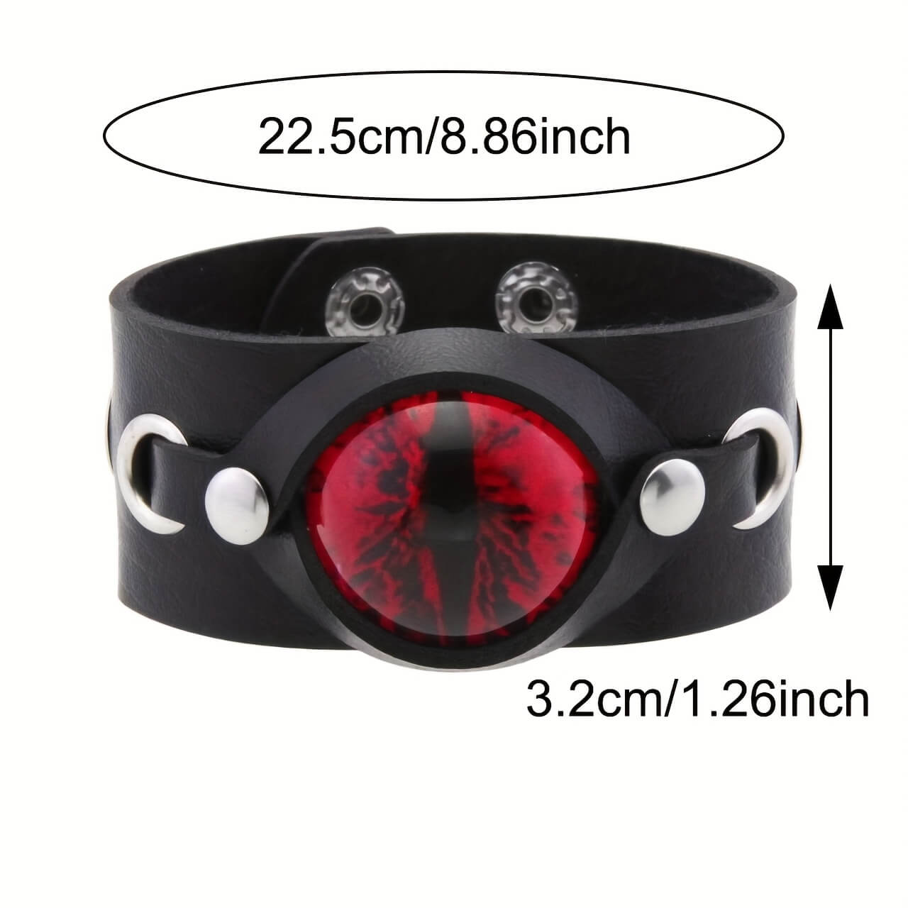 Punk Demon Eye Bracelet