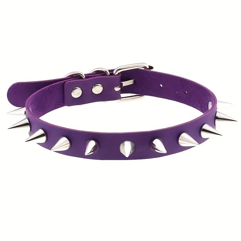 Punk Gothic Spiked Collar Necklace