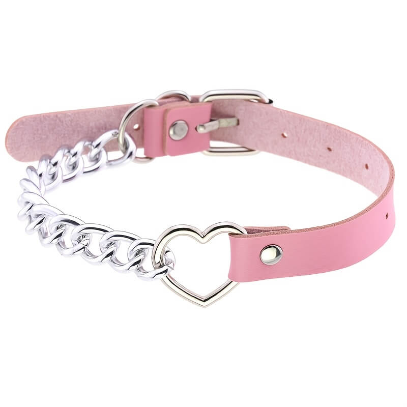 Punk Heart Chain Choker
