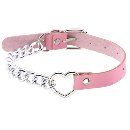Punk Heart Chain Choker