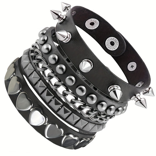 Punk Heart & Spike Bracelet