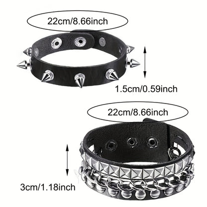 Punk Heart & Spike Bracelet