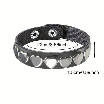 Punk Heart & Spike Bracelet