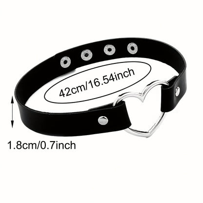Punk Multiple Heart Collars
