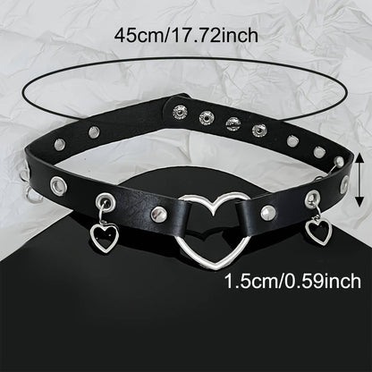 Punk Multiple Heart Collars