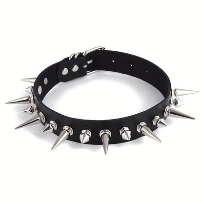 Punk Spiked Choker
