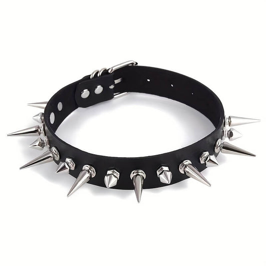Punk Spiked Choker