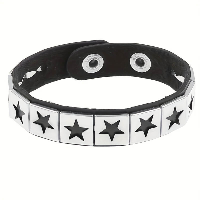 Punk Star Skull Stud Bracelets - Punk Lovers