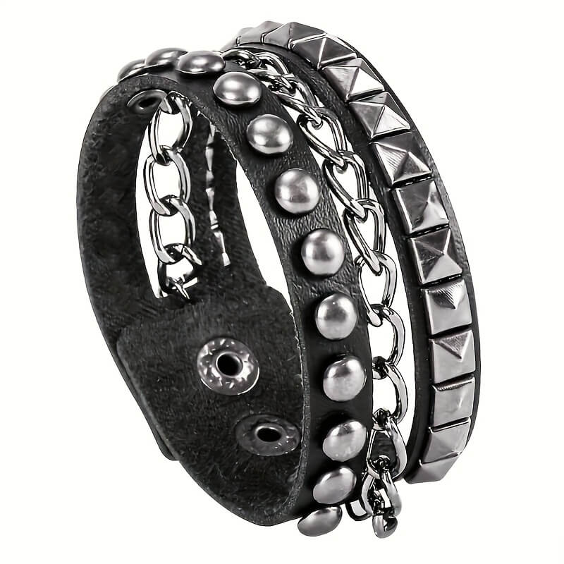 Punk Star Skull Stud Bracelets - Punk Lovers