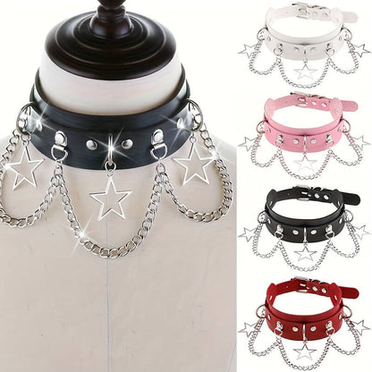 Punk Star with Chain Choker