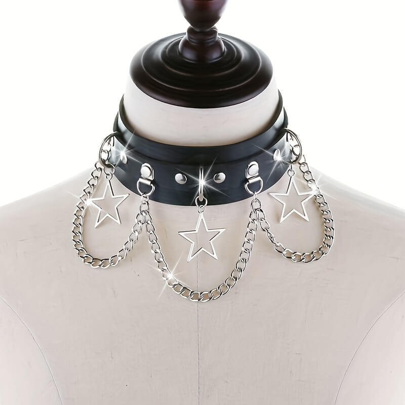 Punk Star with Chain Choker