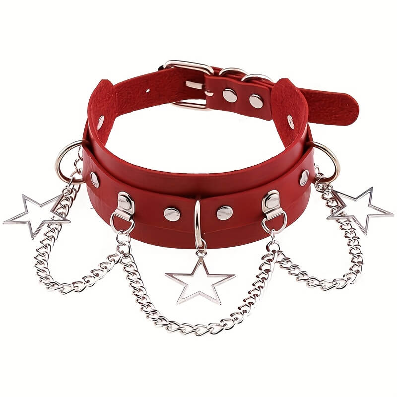 Punk Star with Chain Choker