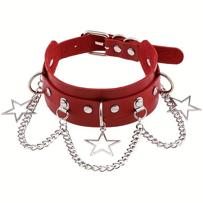 Punk Star with Chain Choker