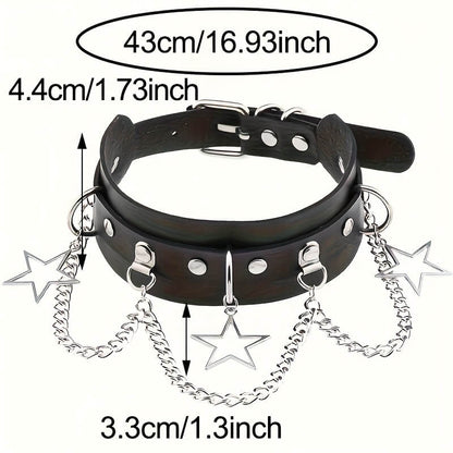 Punk Star with Chain Choker