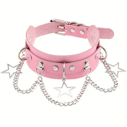 Punk Star with Chain Choker