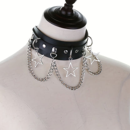 Punk Star with Chain Choker