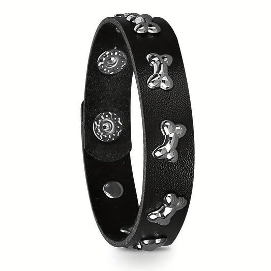 Punk Style Dog Bone Bracelet