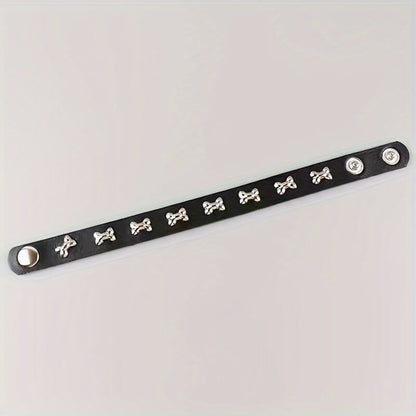 Punk Style Dog Bone Bracelet