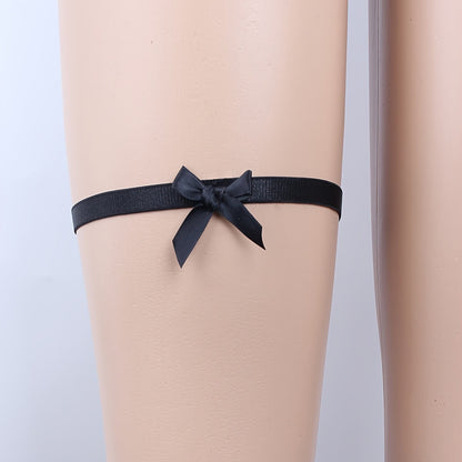 Punk Style Elastic Lace Harness Leg Chain Anklet