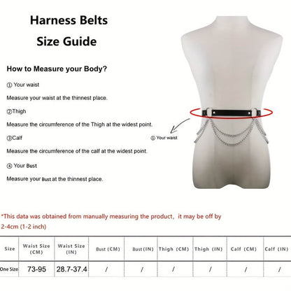 Punk Vintage Gothic Body Chain Belt