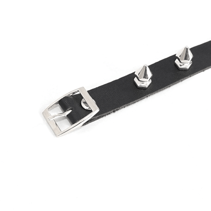 Women's Punk Black Spike Studded Neck Collar Choker - Punk Lovers