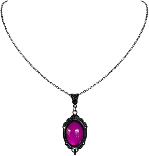 Women's Gothic Crystal Teardrop Necklace - Punk Lovers