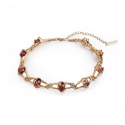 Women's Gothic Rhinestone Necklace - Punk Lovers