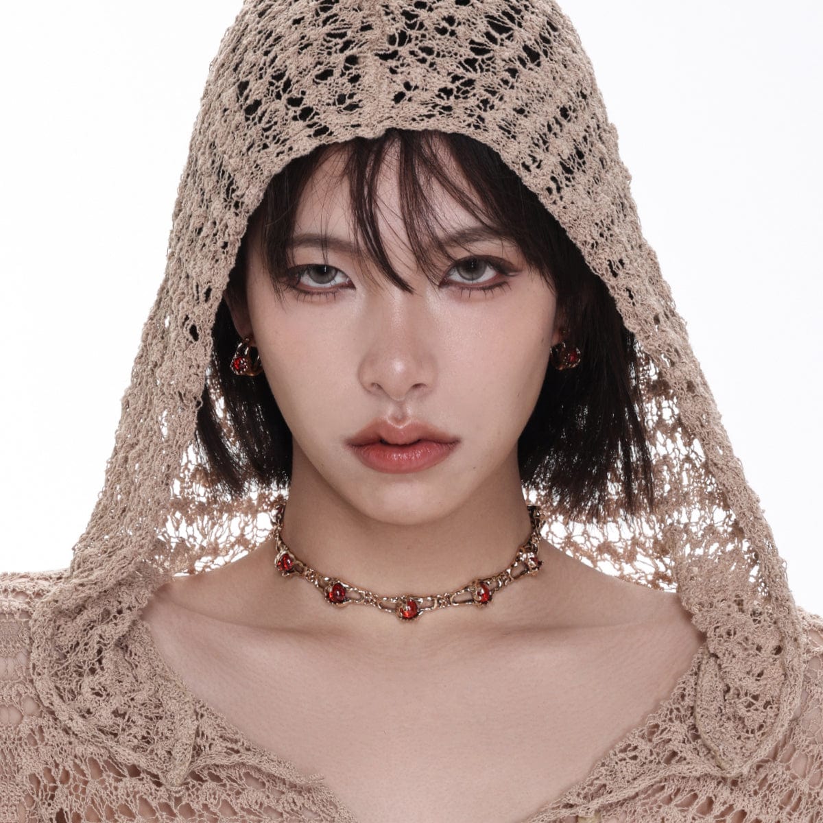 Women's Gothic Rhinestone Necklace - Punk Lovers